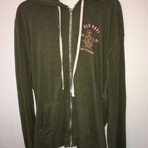 Olive Green zip up